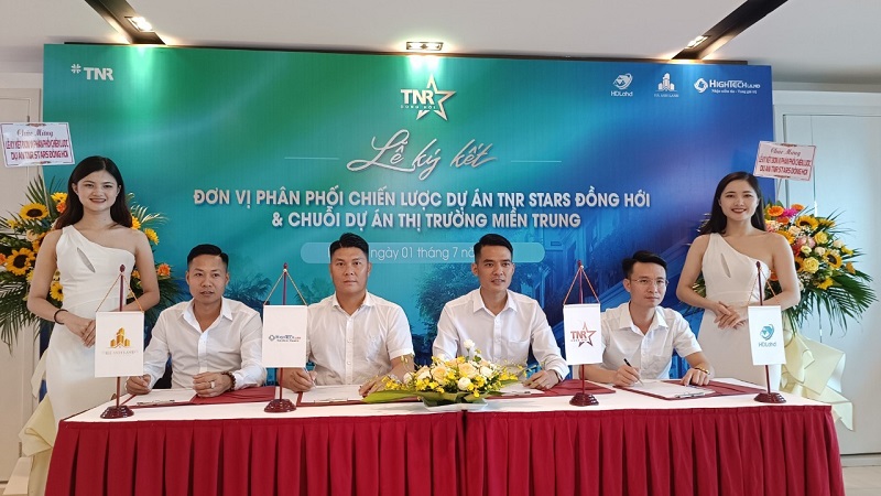 Lễ ký kết hợp tác giữa TNR Holdings Vietnam và HD Land, Hightech Land, Hà Anh Land.